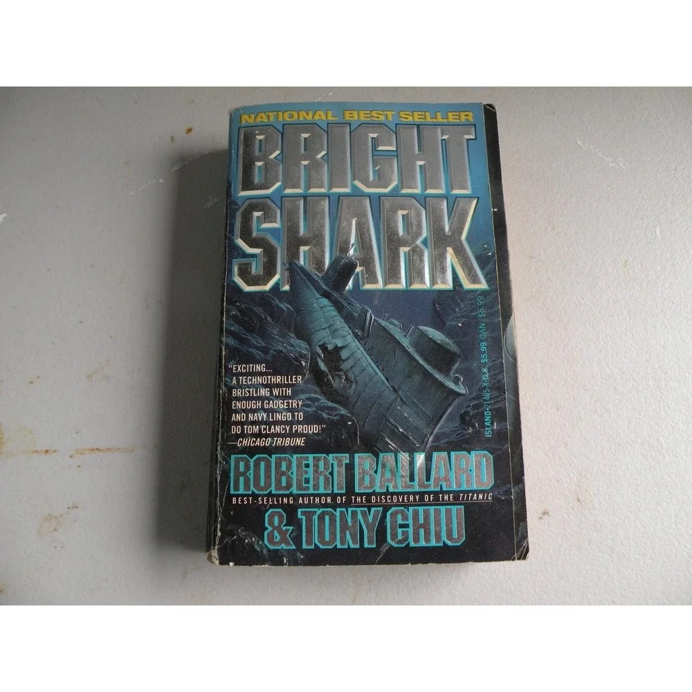 Bright Shark Robert Ballard Tony Chiu 1992 First Print Technothriller Dell